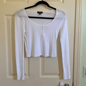 Long sleeve crop top